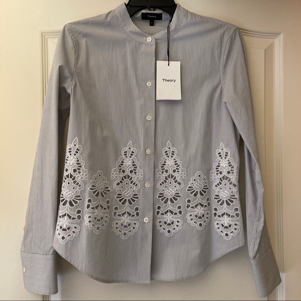 Theory button down shirt
